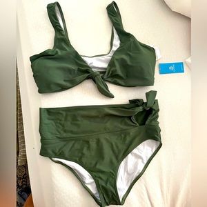 Cupshe High Waisted Bikini - M